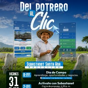 “Del potrero al clic”: Santa Ana (Magdalena) vivirá una jornada ganadera llena de conocimiento, innovación y buenos negocios.