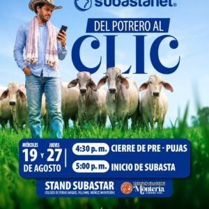 «Del potrero al clic” llega a la Feria Nacional Cebú con dos cierres especiales a través de Subastanet
